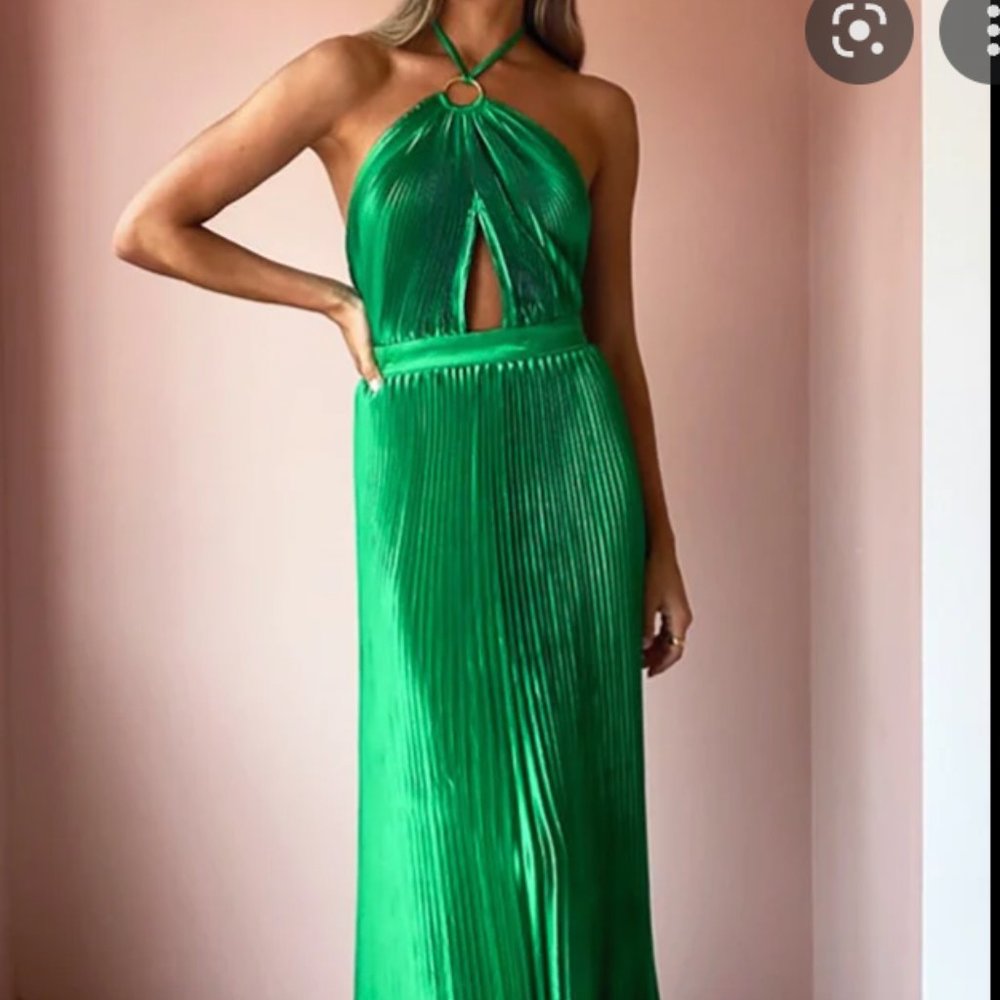 Lidee Reveil Gown in Bright Green